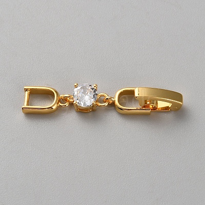 Brass Watch Band Clasps KK-WH0056-90G-1