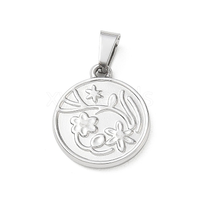 304 Stainless Steel Pendants SA-CBA34D4-03F-P-1