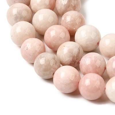 Natural Pink Opal Beads Strands G-G829-03-8mm-1