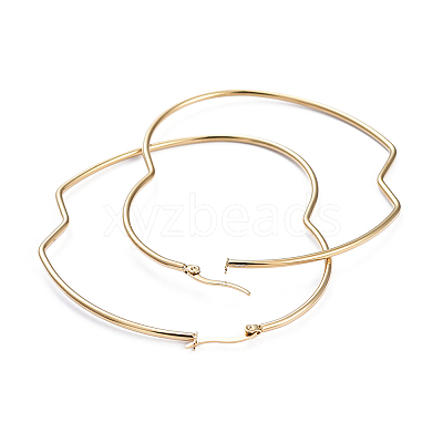 201 Stainless Steel Hoop Earrings EJEW-I245-24A-1