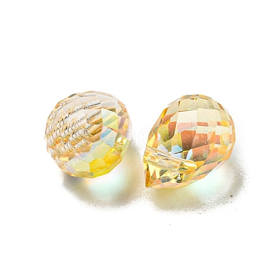 Electroplate Glass Beads EGLA-A041-02-HP02-1