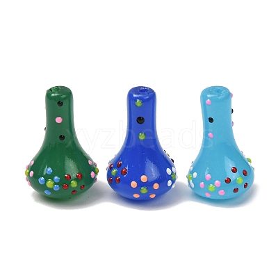 Glass Enamel Beads GL-CBA33A9-02-1