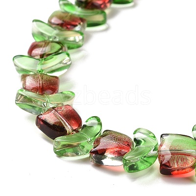 Transparent Glass Beads Strands LAMP-H061-02K-1