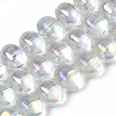 Electroplate Glass Beads Strand EGLA-S188-22-B03-1