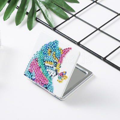 DIY Diamond Painting Stickers Kits For Plastic Mirror Making DIY-F059-40-1