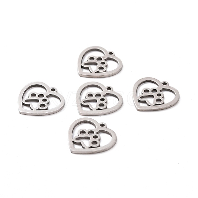 Non-Tarnish 201 Stainless Steel Pendants STAS-T046-JN253-1-1