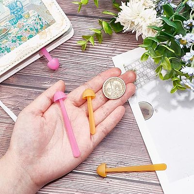 2 Colors Silicone Creative Bookmarks AJEW-DR0001-34-1