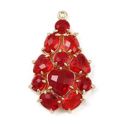 Brass Glass Pendants KK-R224-16D-G-1
