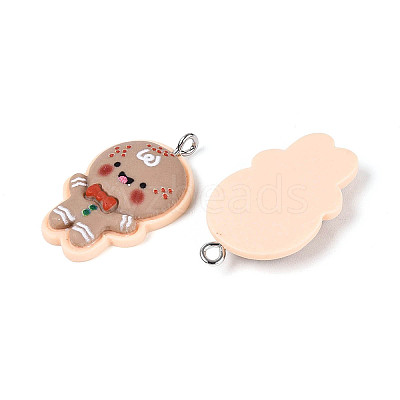 Christmas Theme Opaque Resin Pendants FIND-E025-04-1