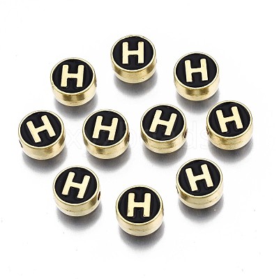 Alloy Enamel Beads ENAM-N052-006-02H-RS-1