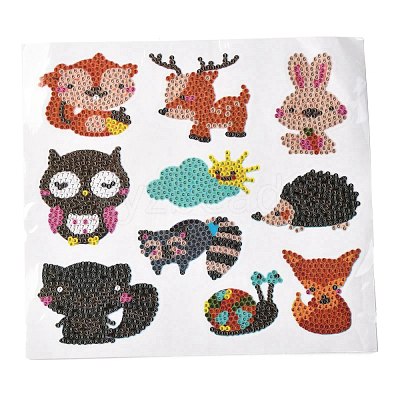 DIY Owl Diamond Painting Stickers Kits For Kids DIY-O016-19-1