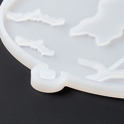 DIY Flat Round Pendant Decoration Food-grade Silicone Molds SIMO-D002-03A-1