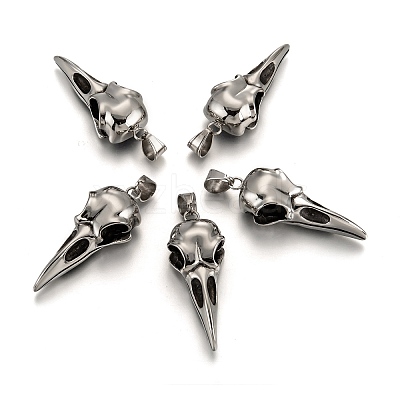 304 Stainless Steel Big Pendants STAS-H365-16-1