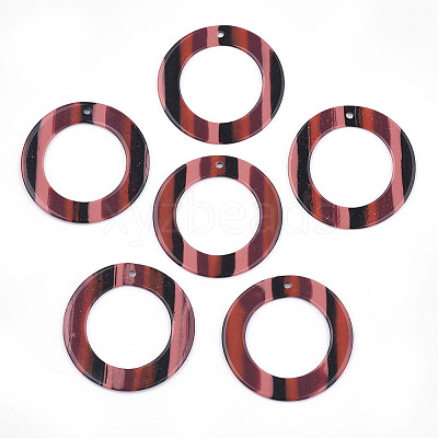 Resin Pendants RESI-T022-02B-1