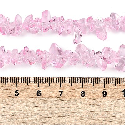 Transparent Glass Beads Strands GLAA-Z009-01K-1