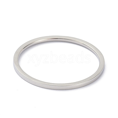 Non-Tarnish 1mm Polished Plain Dome Finger Ring for Girl Women RJEW-C012-02E-P-1