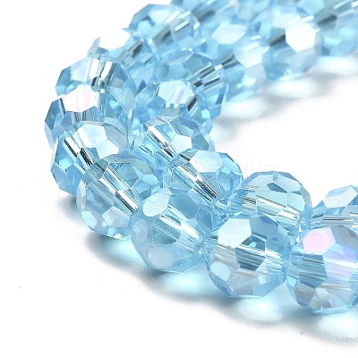 Transparent Glass Beads EGLA-A035-T8mm-B08-1