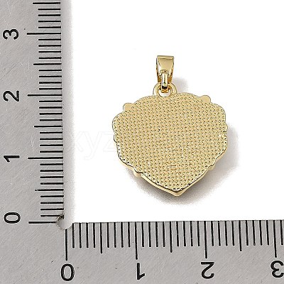 Brass with Enamel Pendants KK-CBA8E93-06B-1