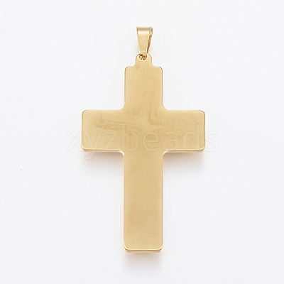 304 Stainless Steel Big Pendants STAS-I077-06-1