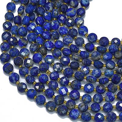 Dyed Natural Lapis Lazuli Beads Strands G-K389-B03-01-1