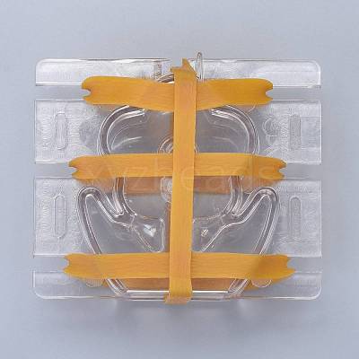 Flower Plastic Candle Molds DIY-I035-12-1