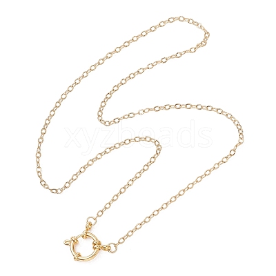 2.5MM 304 Stainless Steel Textured Cable Chain Necklaces with Spring Ring Clasps NJEW-JN05710-1