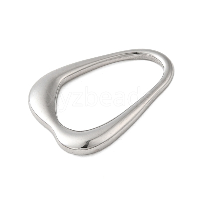 304 Stainless Steel Pendants STAS-V012-02P-1