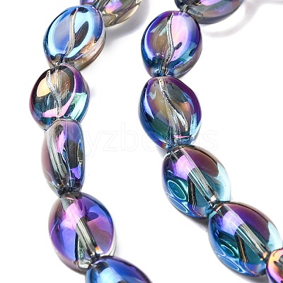 Electroplate Glass Beads Strands EGLA-B005-01A-FR02-1