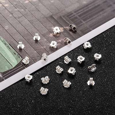 925 Sterling Silver Friction Ear Nuts STER-L063-09S-1