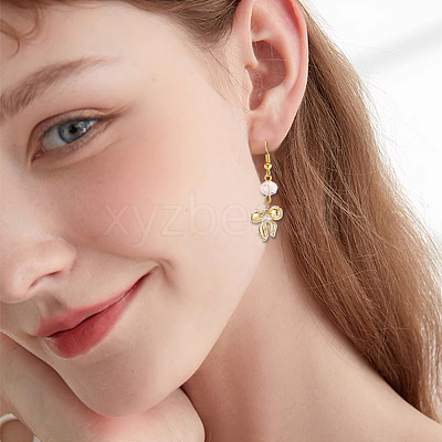 12Pcs 2 Colors Brass Micro Pave Clear Cubic Zirconia Pendants KK-BBC0015-63-1