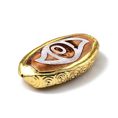Tibetan Style dZi Beads KK-F836-07F-G-1