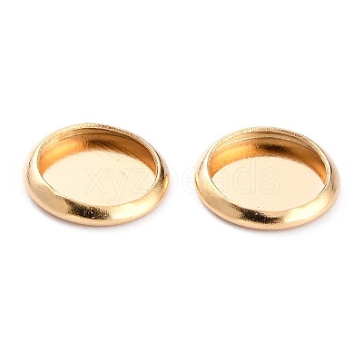 304 Stainless Steel Cabochon Settings STAS-Y001-12A-G-1