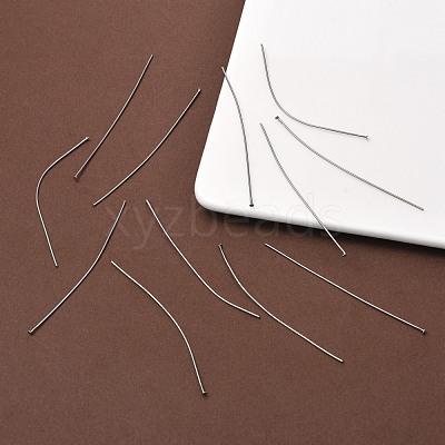 Tarnish Resistant 304 Stainless Steel Flat Head Pins STAS-R046-65mm-1