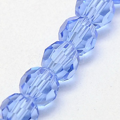 Glass Beads Strands EGLA-J042-6mm-05-1