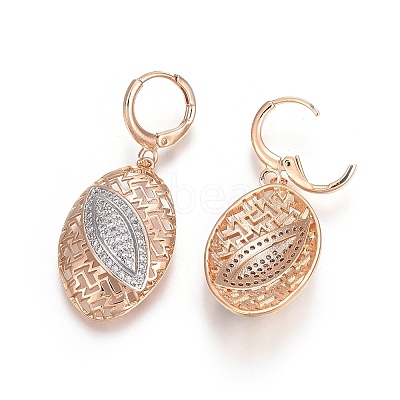 Brass Micro Pave Cubic Zirconia Jewelry Sets SJEW-F189-04KCG-1