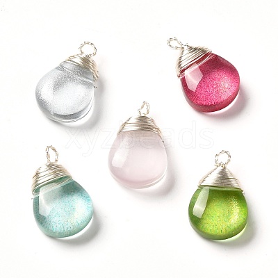 Glass Pendants PALLOY-JF00856-1
