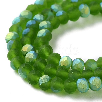 Imitation Jade Glass Beads Strands EGLA-A034-T3mm-MB11-1