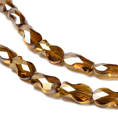 Electroplate Glass Beads Strands EGLA-P066-01A-AB12-1