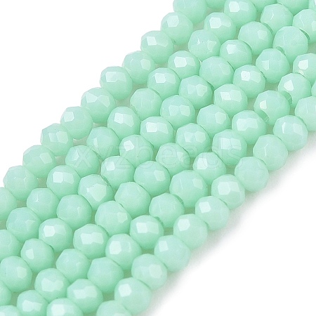 Opaque Solid Color Imitation Jade Glass Beads Strands LS-EGLA-A044-P1mm-D14-1