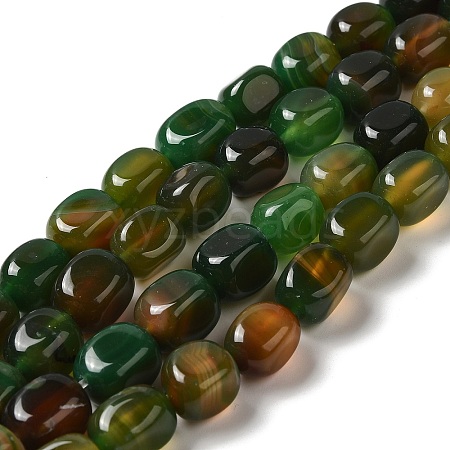 Natural Agate Beads Strands G-H295-A01-10-1