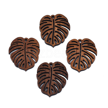 Natural Walnut Wood Pendants X-WOOD-N011-004-1