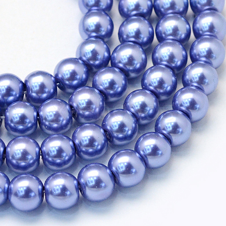 Baking Painted Glass Pearl Bead Strands HY-Q003-3mm-09-1