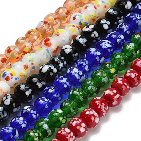 Handmade Lampwork Beads Strands LAMP-H071-01A-1