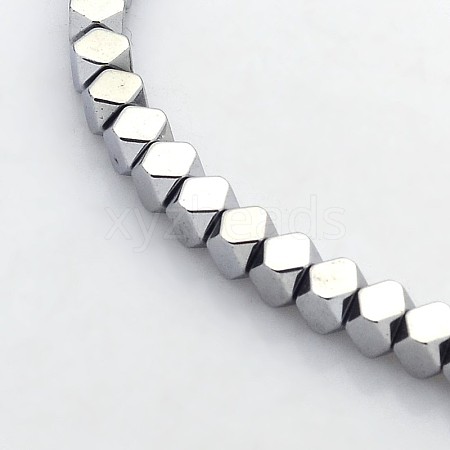 Electroplate Non-magnetic Synthetic Hematite Beads Strands G-J212A-02-1