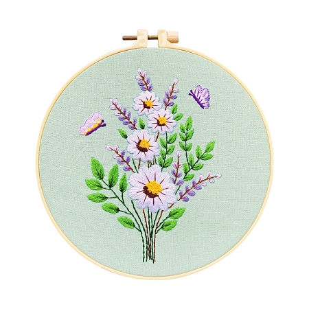 Spring Flower DIY Embroidery Kits WG22822-03-1