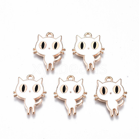 Alloy Enamel Pendants X-ENAM-Q442-020-RS-1