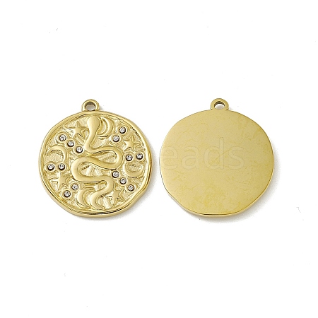 PVD Vacuum Plating 201 Stainless Steel Pendants STAS-J401-VC750-1