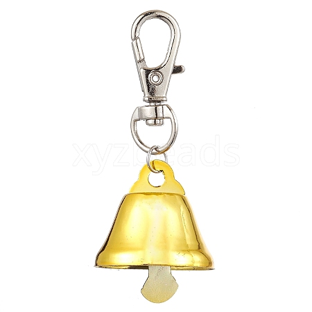 Iron Bell Pendant Decoration HJEW-JM02491-03-1