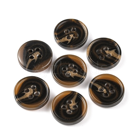 Resin Button BUTT-WH0015-63A-04-1