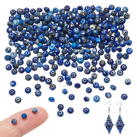 2 Strands Natural Lapis Lazuli Beads Strands G-NB0005-77-1